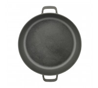 Сковорода-жаровня чавунна БІОЛ d. 40 см, воронена без кришки