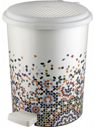 Відро для сміття з педаллю Elif Plastic 11 л. (мозаїка)