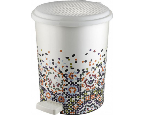 Відро для сміття з педаллю Elif Plastic 10 л. (мозаїка)