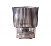 Вазон "Стелла" для орхідей з дренажем 16*18,5см. (корич. пр.)