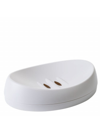 Мильниця пластикова для умивальника (біла троянда)*32