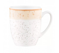 Чашка Ardesto Siena, 360мл, порцеляна, біло-жовтий