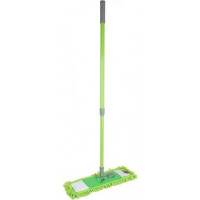 Швабра - полотер для підлоги 43*10 см., лапша, Eco Fabric, телескопічна рукоятка 78-122 см. (аналог LUX Feniks)