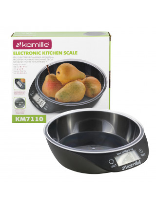 Ваги кухонні Kamille електронні 20,5*18,4*6,1 см
