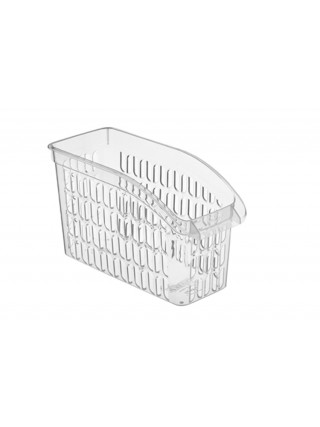 Лоток у холодильник "Прозорий бурштин" 13,5*31,5*17,5 см. (36)