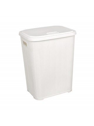 Корзина для білизни 67 л, Elif Plastic "Nostalgia" 45*37,5*56 см (білий)