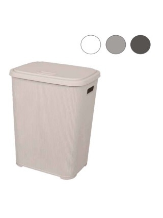 Корзина для білизни 67 л, Elif Plastic "Nostalgia" 45*37,5*56 см  (сірий)