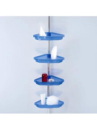 Кутові полиці алюмінієві Prima Nova прозоро-сині