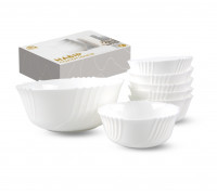 Набір салатників S&T 7шт (1-1,8 л ,6-400 мл) склокераміка