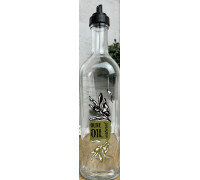 Пляшка для олії EverGlass Romanica 500 мл з дозатором декорована