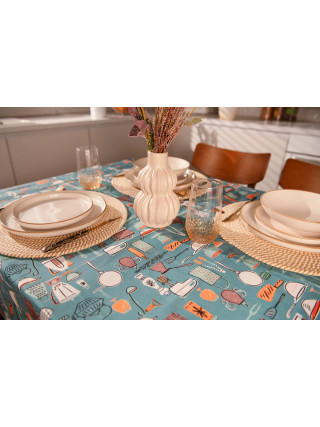 Скатертина Ardesto Cookery 120х140см, 90% поліестер, 10% бавовна