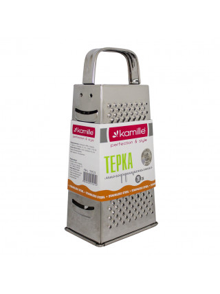 Тертка Kamille 4-х гранна h-20 см. з нержавіючої сталi