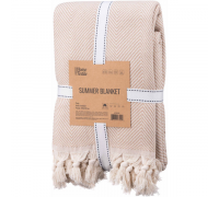 Плед Ardesto Summer 200х230см, 100% бавовна, бежевий