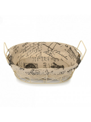 Корзина для хліба Helios овальна, з'ємна тканина 26*20*9 см