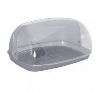 Хлібниця Lamela "Галицька міді" 34,5*26,5*17,5 см (св. сірий)