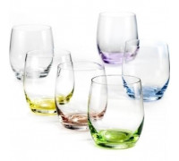 Набір склянок Bohemia Rainbow 300 мл. 6 шт.
