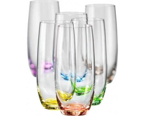 Набір склянок Bohemia Rainbow 350 мл. 6 шт.