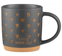 Кружка 365 мл Ardesto Alda, кераміка, сірий