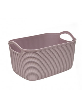 Корзина для побутових речей "Джгут" S 2,9 л., 25*16,5*14 см (фрезія) 