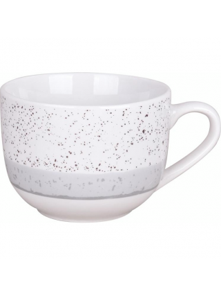 Кружка 500 мл Ardesto Siena,  порцеляна, біло-сірий