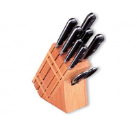 Набір ножів Vinzer Master 9 пр., дерев'яна підставка