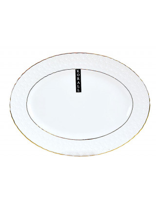 Блюдо овальне Interos ''Снігова королева'' 35,5 см 