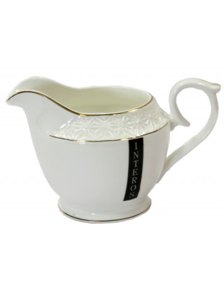 Молочник Interos "Снігова королева" 200 мл., біла порцеляна 