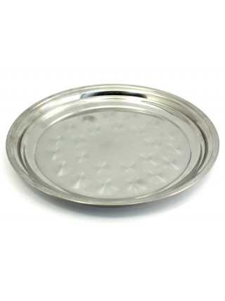 Піднос круглий Interos d-40 см., нержавіюча сталь