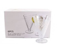 Набір креманок скляних Interos 265 мл 6 шт 