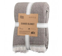 Плед Ardesto Summer 190x220см, 100% бавовна, коричневий