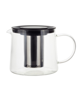 Заварник скляний Kamille 600 мл. зі з'ємним металевим ситечком