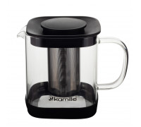 Заварник скляний Kamille 1000 мл. зі з'ємним металевим ситечком