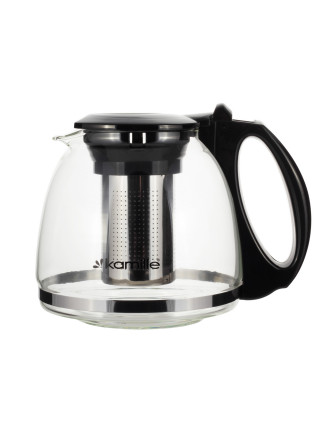 Заварник скляний Kamille 1100 мл. зі з'ємним металевим ситечком