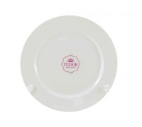 Тарілка мілка Tudor England Royal White 20 см порцеляна посилений край