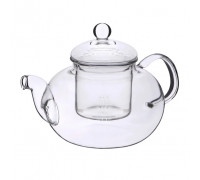 Чайник скляний заварювальний Interos 1200 мл зі скляним фільтром 