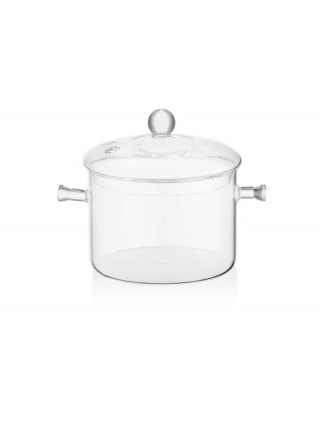 Каструля з кришкою Ardesto Black Mars 1.5л, боросилікатне скло