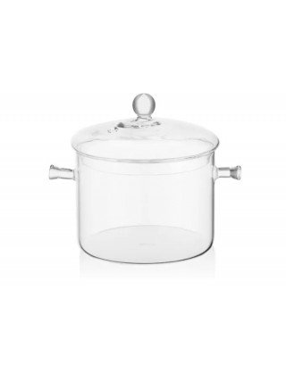 Каструля з кришкою Ardesto Black Mars 2л, боросилікатне скло