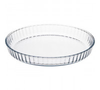 Форма для запікання Ardesto Black Mars 27.6х3.8см, боросилікатне скло, кругла, прозорий