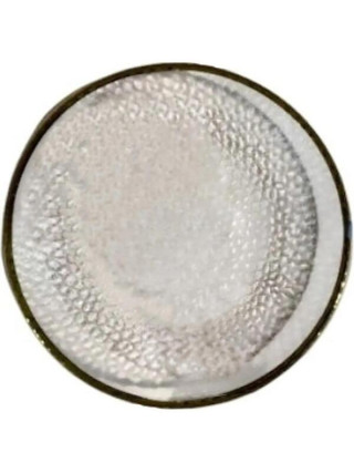 Тарілка Ardesto Dew, 27см, скло, прозорий