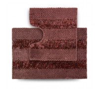 Набір килимів для ванної кімнати Dariana Матрас, 55*50+55*80 см (коричневий)