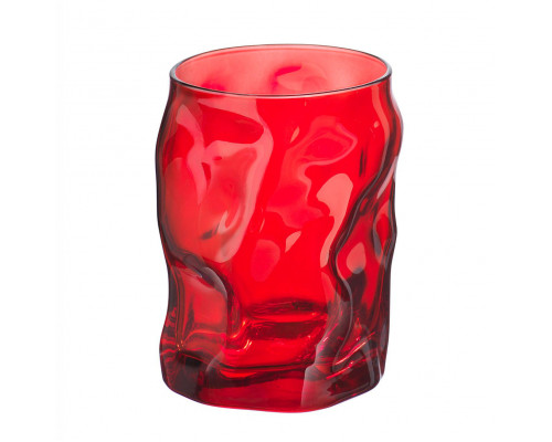 Набір склянок Bormioli Rocco SORGENTE Rosso 300 мл., для води (червоний)
