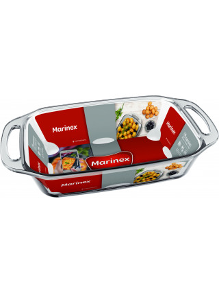 Форма скляна Marinex прямокутна з ручками 2,7 л 