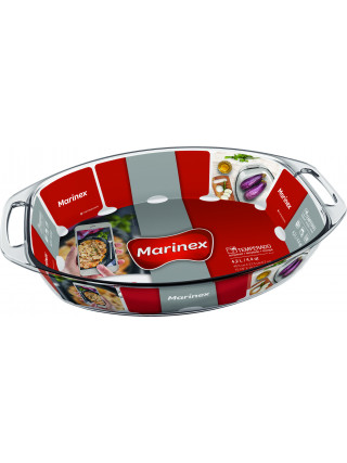 Форма скляна Marinex овальна з ручками 4,2 л 