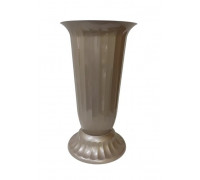 Вазон з підставкою флора 51 12 л (платина) 