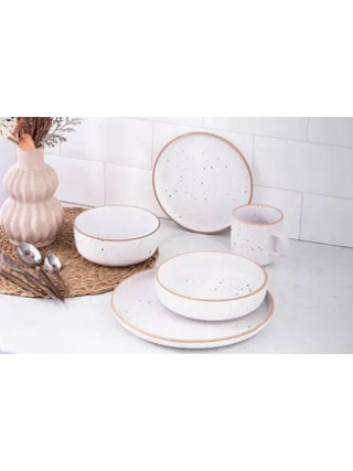 Салатник Ardesto Midori, 700мл, 16см, кераміка, білий 