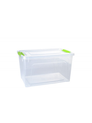 Контейнер універсальний "Smart Box" Practice 3,5 л. 24*16*14 см. (прозорий/оливковий) 