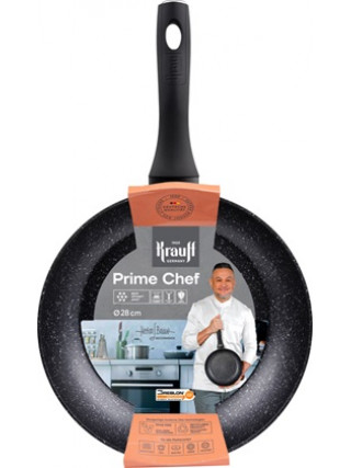 Сковорода Krauff Prime Chef д. 28 см алюмінієва з антипригарним мармуровим покриттям 