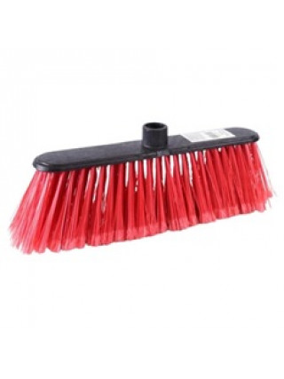 Щітка для прибирання Eco Fabric без ручки 31см, пластикова чорна/червоний
