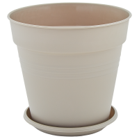 Вазон з підставкою "Глорія" 18,5*18 см. (какао)