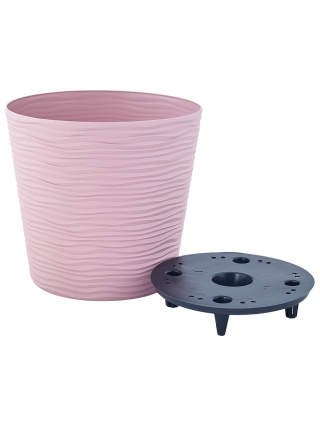 Вазон "Ф'южн" зі вставкою низький d-12*11 см. (фрезія)